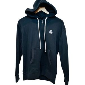 G/FORE Zip Hoodie Mens Medium Black Camo Skull Logo Golf Athleisure Sportswear